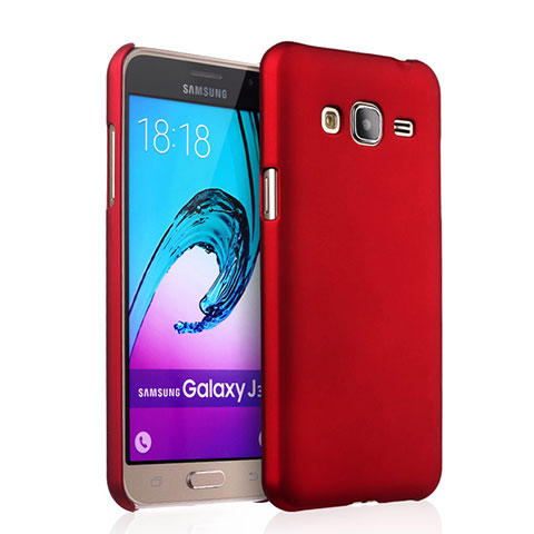 Coque Plastique Rigide Mat pour Samsung Galaxy Amp Prime J320P J320M Rouge