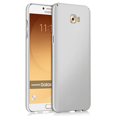 Coque Plastique Rigide Mat pour Samsung Galaxy C9 Pro C9000 Blanc