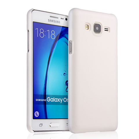 Coque Plastique Rigide Mat pour Samsung Galaxy On5 Pro Blanc