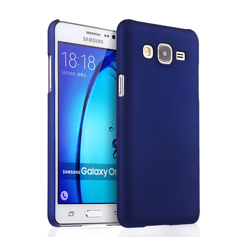 Coque Plastique Rigide Mat pour Samsung Galaxy On7 G600FY Bleu