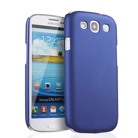 Coque Plastique Rigide Mat pour Samsung Galaxy S3 4G i9305 Bleu