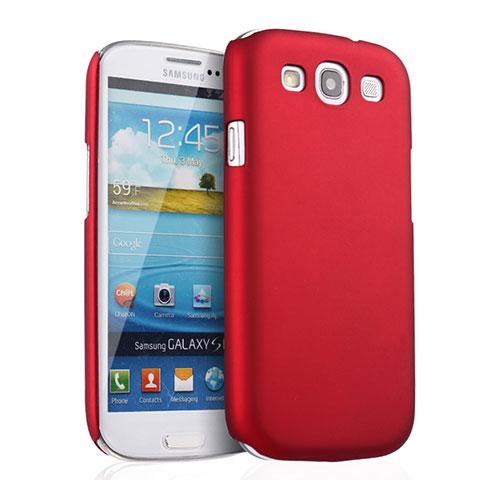 Coque Plastique Rigide Mat pour Samsung Galaxy S3 4G i9305 Rouge