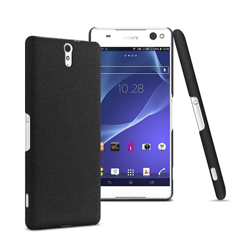 Coque Plastique Rigide Mat pour Sony Xperia C5 Ultra Noir