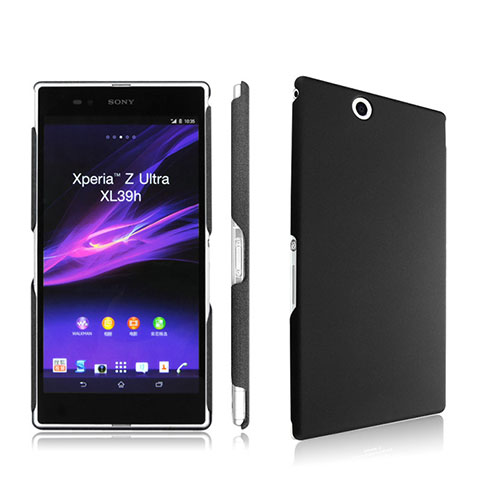 Coque Plastique Rigide Mat pour Sony Xperia Z Ultra XL39h Noir