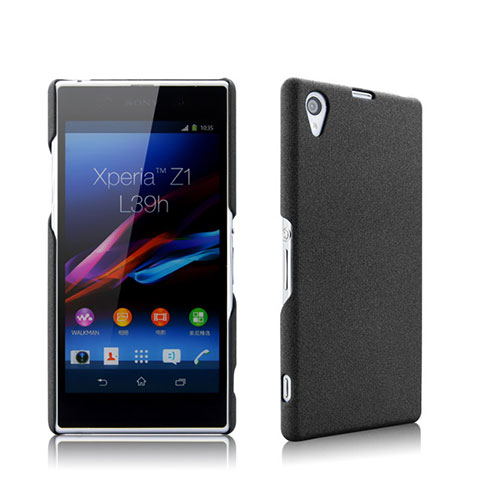 Coque Plastique Rigide Mat pour Sony Xperia Z1 L39h Noir