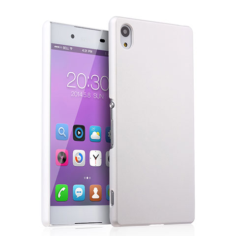 Coque Plastique Rigide Mat pour Sony Xperia Z3+ Plus Blanc