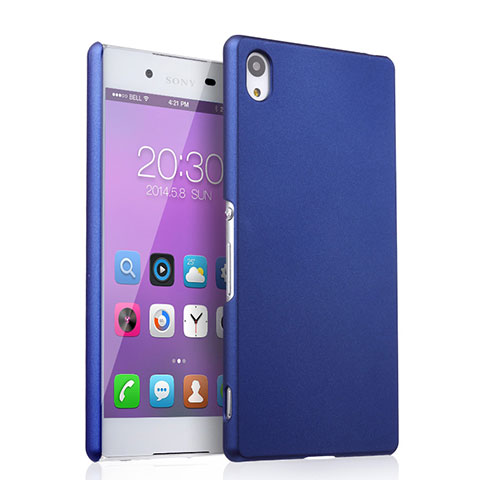 Coque Plastique Rigide Mat pour Sony Xperia Z3+ Plus Bleu