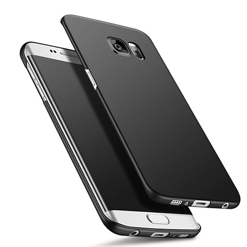 Coque Plastique Rigide Mat Q02 pour Samsung Galaxy S6 Edge+ Plus SM-G928F Noir