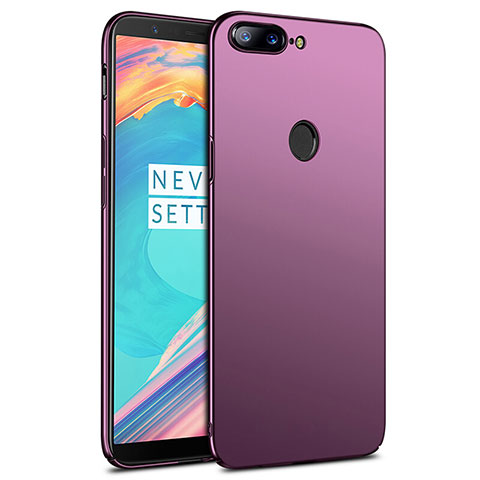 Coque Plastique Rigide Mat R02 pour OnePlus 5T A5010 Violet