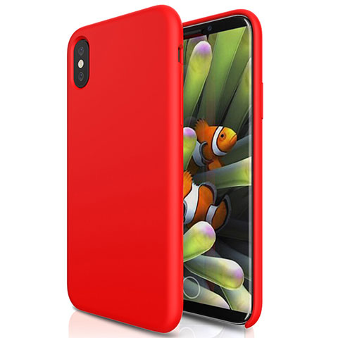 Coque Plastique Rigide Mat S01 pour Apple iPhone Xs Max Rouge