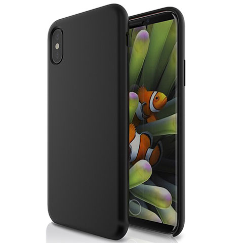 Coque Plastique Rigide Mat S01 pour Apple iPhone Xs Noir