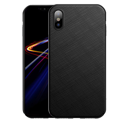 Coque Plastique Rigide Mat Serge pour Apple iPhone Xs Max Noir