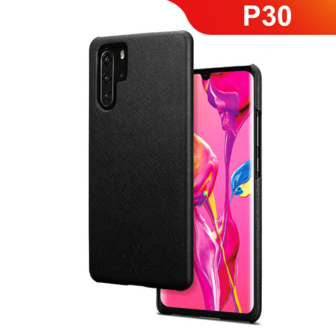 Coque Plastique Rigide Mat Serge pour Huawei P30 Pro New Edition Noir