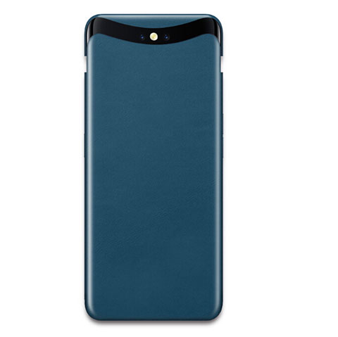 Coque Plastique Rigide Mat Serge pour Oppo Find X Bleu