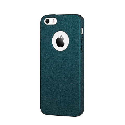 Coque Plastique Rigide Sables Mouvants pour Apple iPhone 5S Bleu