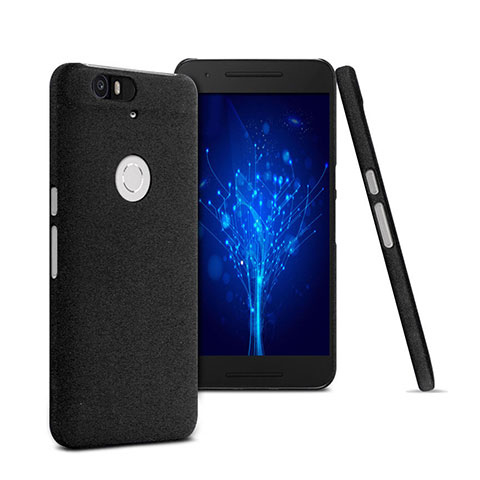 Coque Plastique Rigide Sables Mouvants pour Google Nexus 6P Noir