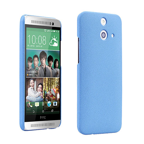 Coque Plastique Rigide Sables Mouvants pour HTC One E8 Bleu