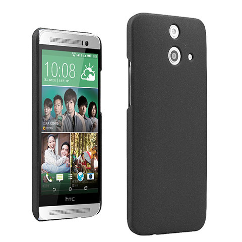 Coque Plastique Rigide Sables Mouvants pour HTC One E8 Noir