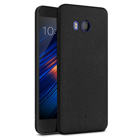 Coque Plastique Rigide Sables Mouvants pour HTC U11 Noir