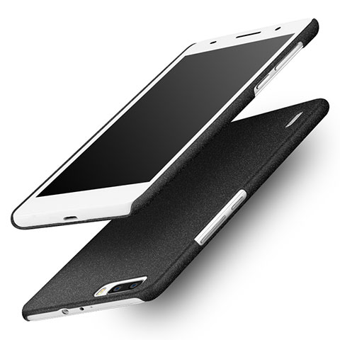 Coque Plastique Rigide Sables Mouvants pour Huawei Honor 6 Plus Noir