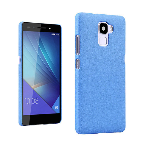 Coque Plastique Rigide Sables Mouvants pour Huawei Honor 7 Dual SIM Bleu