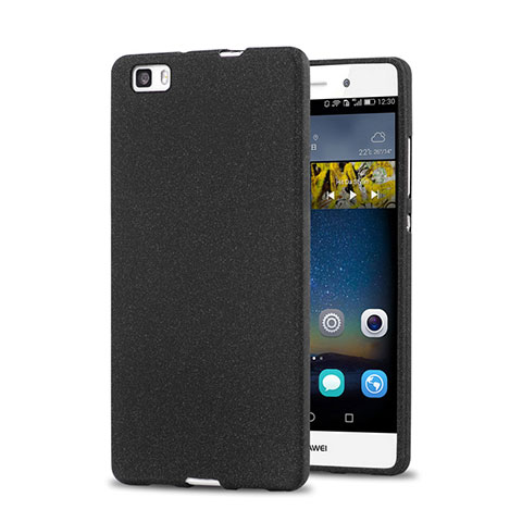 Coque Plastique Rigide Sables Mouvants pour Huawei P8 Lite Noir