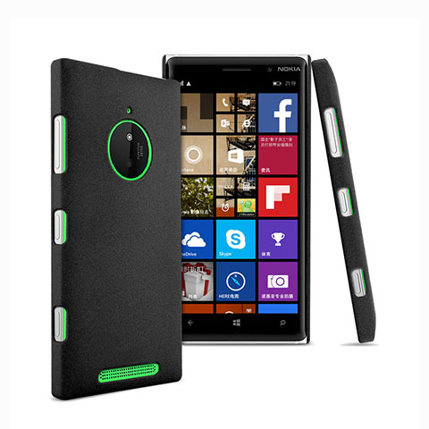 Coque Plastique Rigide Sables Mouvants pour Nokia Lumia 830 Noir