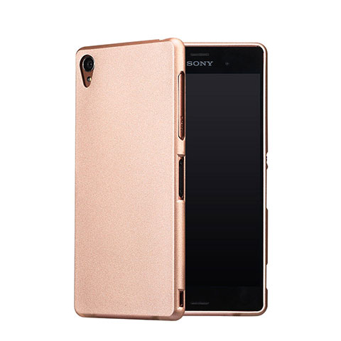 Coque Plastique Rigide Sables Mouvants pour Sony Xperia Z3 Or