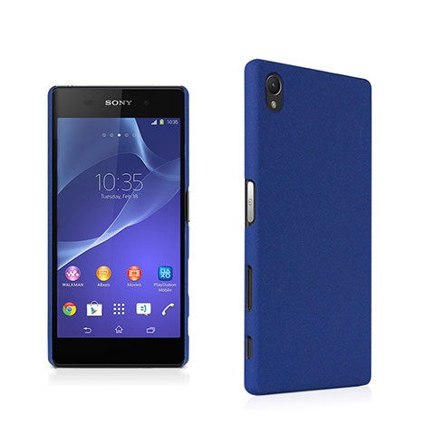 Coque Plastique Rigide Sables Mouvants pour Sony Xperia Z5 Bleu