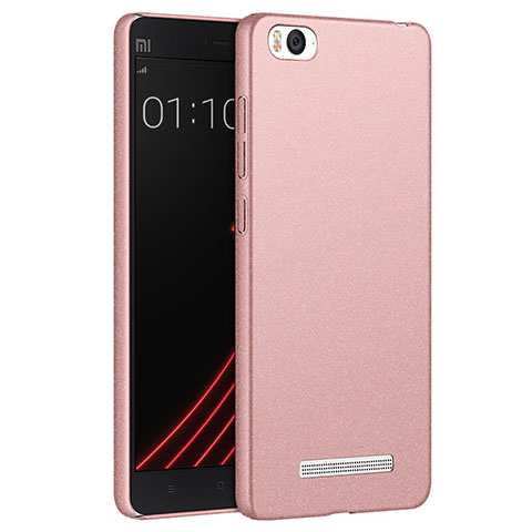 Coque Plastique Rigide Sables Mouvants pour Xiaomi Mi 4C Or Rose