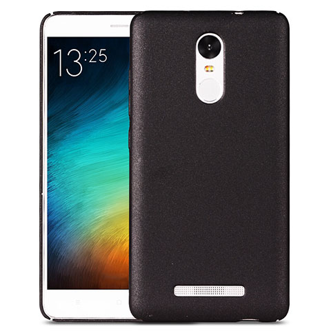 Coque Plastique Rigide Sables Mouvants pour Xiaomi Redmi Note 3 MediaTek Noir