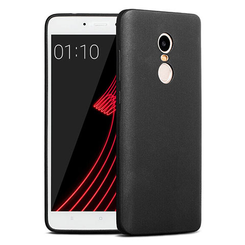 Coque Plastique Rigide Sables Mouvants pour Xiaomi Redmi Note 4 Standard Edition Noir