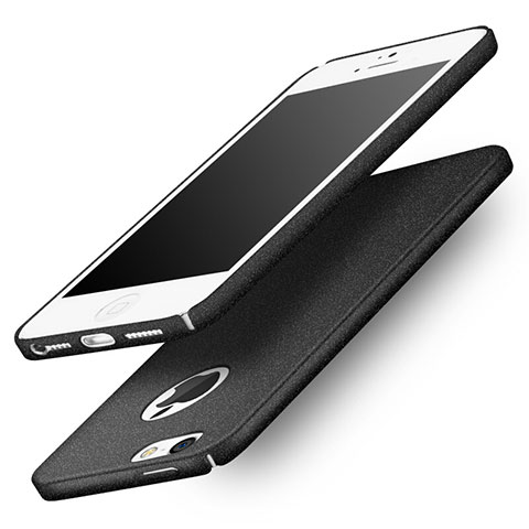 Coque Plastique Rigide Sables Mouvants Q01 pour Apple iPhone 5S Noir