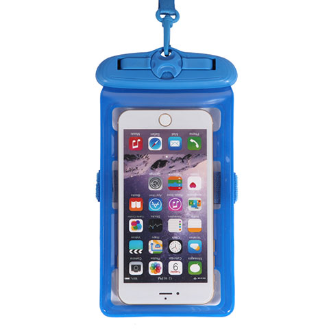 Coque Pochette Etanche Waterproof Universel W18 Bleu