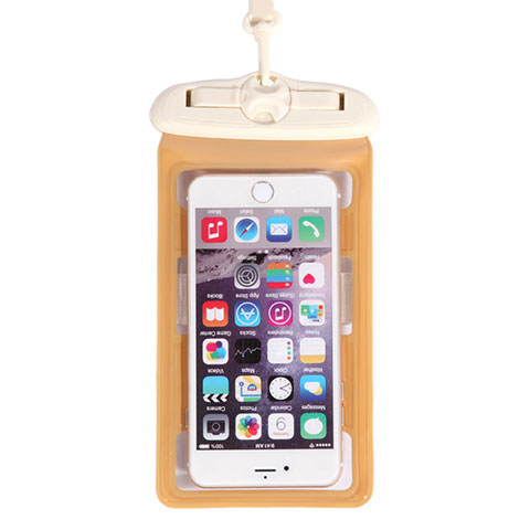 Coque Pochette Etanche Waterproof Universel W18 Jaune