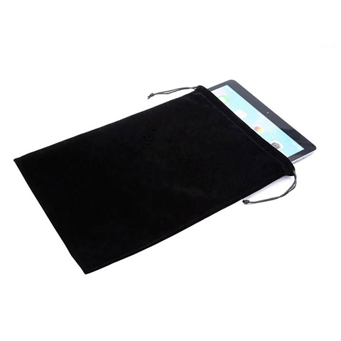 Coque Pochette Velour pour Apple iPad 3 Noir