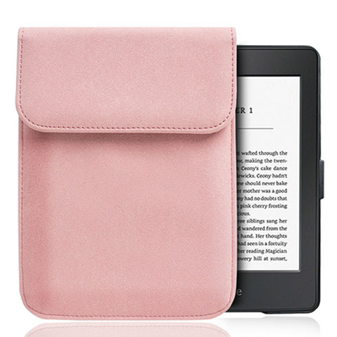 Coque Pochette Velour S01 pour Amazon Kindle Paperwhite 6 inch Rose