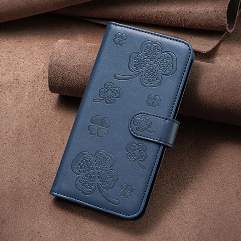 Coque Portefeuille Fleurs Livre Cuir Etui Clapet BF1 pour Xiaomi Redmi K60 Pro 5G Bleu