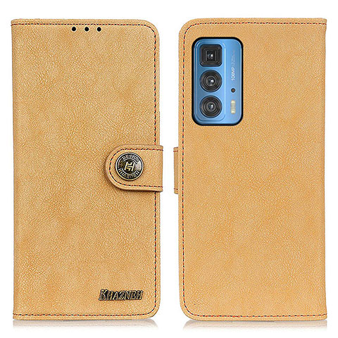 Coque Portefeuille Livre Cuir Etui Clapet A01D pour Motorola Moto Edge S Pro 5G Or