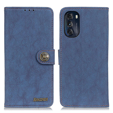 Coque Portefeuille Livre Cuir Etui Clapet A01D pour Motorola Moto G 5G (2022) Bleu