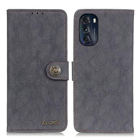 Coque Portefeuille Livre Cuir Etui Clapet A01D pour Motorola Moto G 5G (2022) Noir