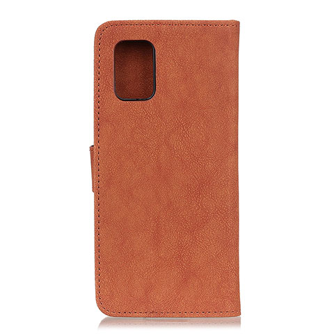 Coque Portefeuille Livre Cuir Etui Clapet A01D pour Motorola Moto G100 5G Marron