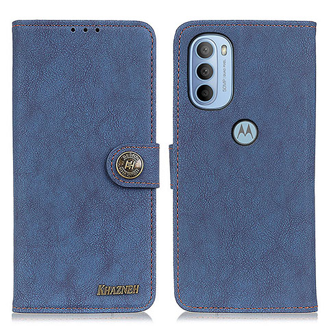 Coque Portefeuille Livre Cuir Etui Clapet A01D pour Motorola Moto G41 Bleu