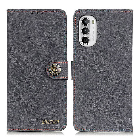 Coque Portefeuille Livre Cuir Etui Clapet A01D pour Motorola MOTO G52 Noir