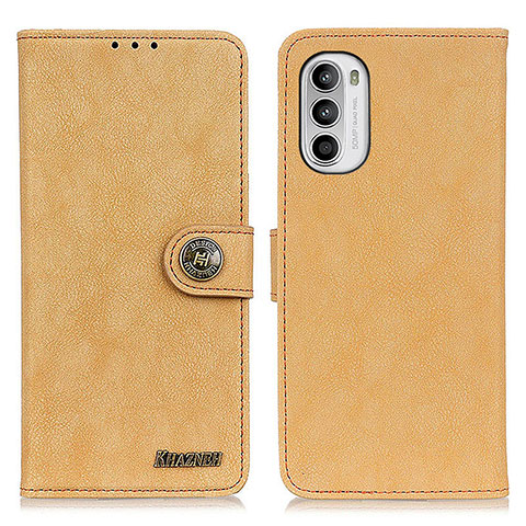 Coque Portefeuille Livre Cuir Etui Clapet A01D pour Motorola Moto G82 5G Or