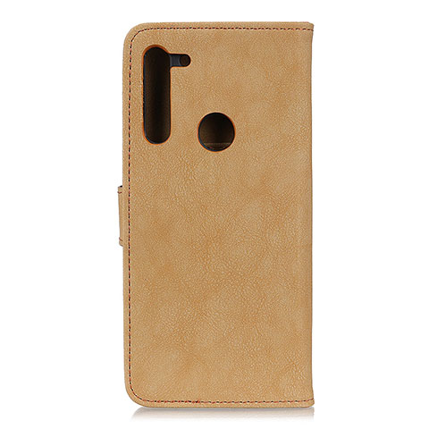 Coque Portefeuille Livre Cuir Etui Clapet A01D pour Motorola Moto One Fusion Plus Or