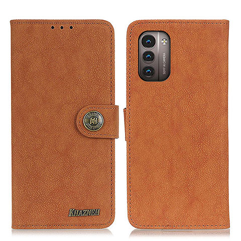 Coque Portefeuille Livre Cuir Etui Clapet A01D pour Nokia G11 Marron