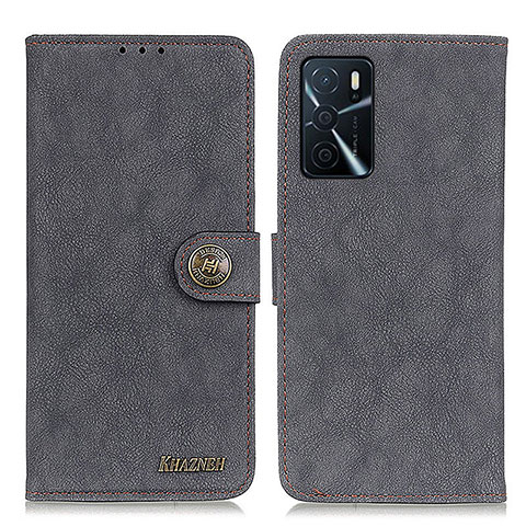 Coque Portefeuille Livre Cuir Etui Clapet A01D pour Oppo A16s Noir