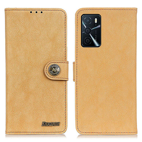 Coque Portefeuille Livre Cuir Etui Clapet A01D pour Oppo A16s Or