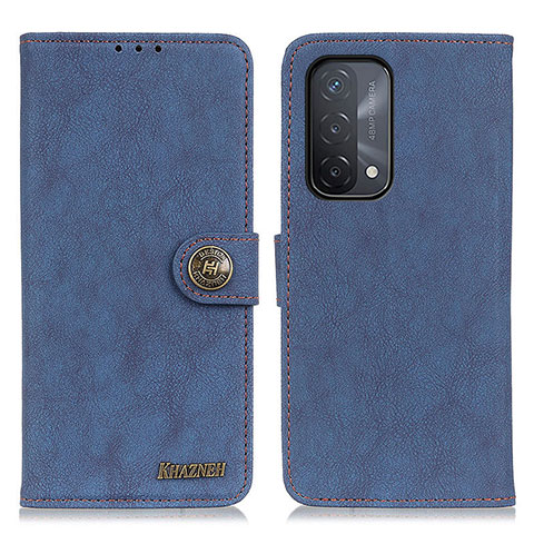 Coque Portefeuille Livre Cuir Etui Clapet A01D pour Oppo A93 5G Bleu